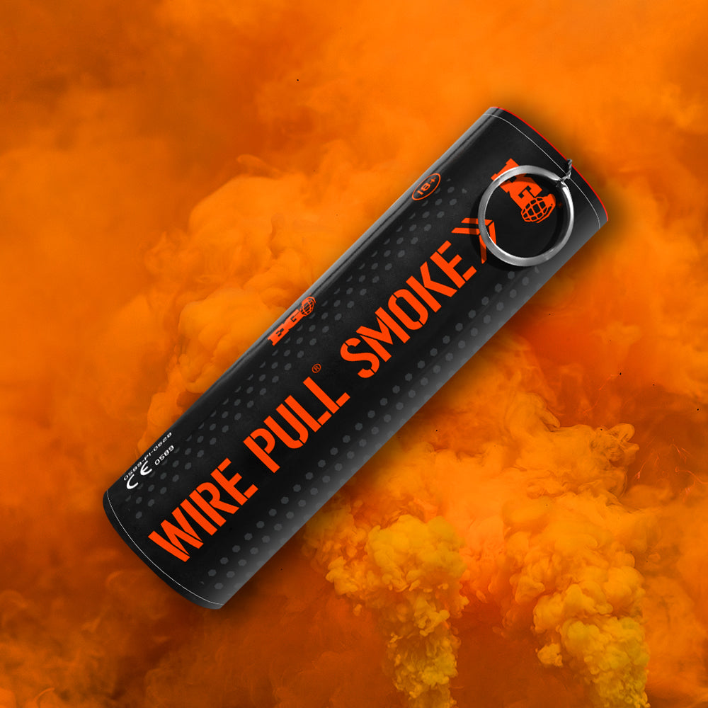 Orange Smoke Grenades