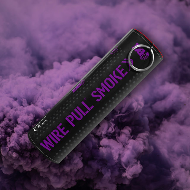 Purple Smoke Grenades